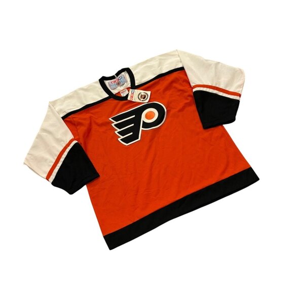 Deadstock Vintage 1990's CCM Philadelphia Flyers NHL Hockey Jersey Men's Large - Picture 3 of 7